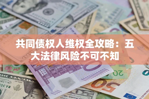 济南共同债权人维权全攻略：五大法律风险不可不知